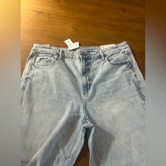 NWT AE Dreamy Drape Stretch Super High-Waisted Baggy Wide-Leg Jean - Picture 3 of 12